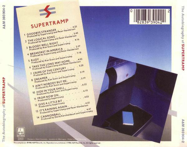 Supertramp  The Autobiography Of Supertramp : Back